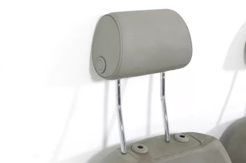 Audi A6 4F C6 Kopfstütze vorne rechts Kopfstützen Leder platin-Hell (grau) 49A