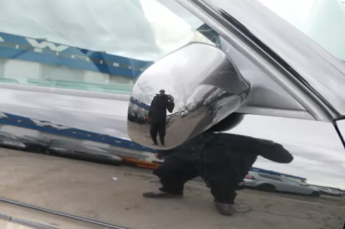 Audi A4 B5 Spiegel Außenspiegel rechts elektrisch schwarz LY9B abca1999 Facelift