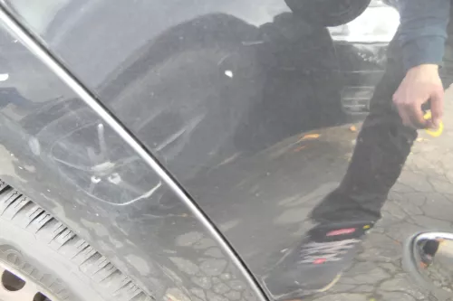 VW Touran 1T 1T3 Tür hinten rechts schwarz LC9Z mit Scheibe (110860)