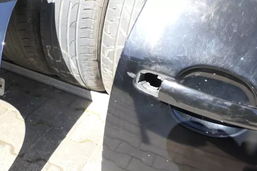 VW Lupo Seat Arosa Tür vorne rechts Fahrertür schwarz L041 (elektr.Fensterheber) (110880)