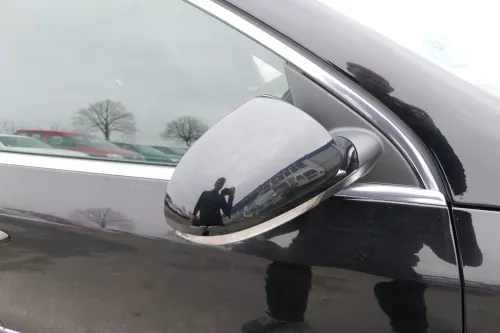 VW Passat 3C elektrischer Spiegel Außenspiegel rechts m Glas Blinke schwarz L041 (110982)