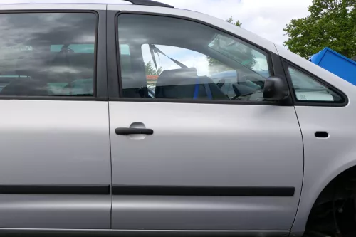 VW Sharan 7M Ford Galaxy Tür rechts vorne Beifahrertür silber LB7Z abBj2000 Face