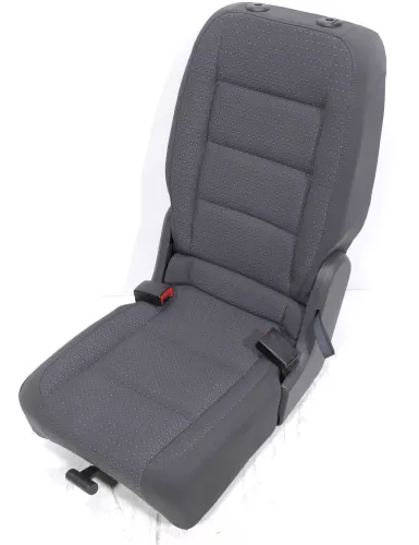 VW Touran 1T Sitz hinten mitte mittig (1. Reihe) Rücksitz anthrazit -ohne Gurtsc (111129)