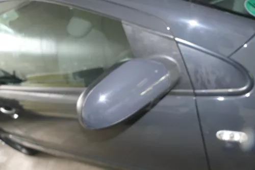 VW Fox 5Z manueller Spiegel Außenspiegel + Glas rechts grau LI7F