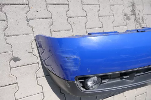 VW Lupo Stoßstange vorne Frontstoßstange Stoßfänger blau LW5Z (111556)