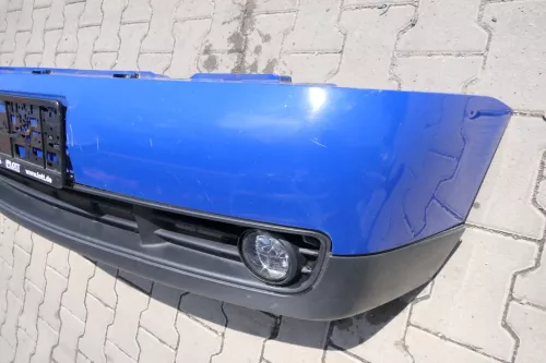 VW Lupo Stoßstange vorne Frontstoßstange Stoßfänger blau LW5Z (111556)