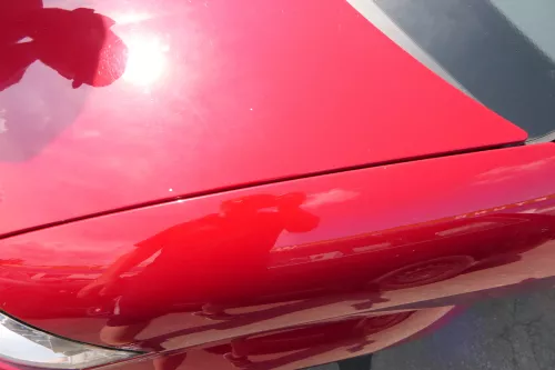 Audi A2 8Z Motorhaube Haube Klappe rot LY3C - ohne Grill (111638)