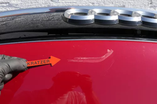 Audi A2 8Z Motorhaube Haube Klappe rot LY3C - ohne Grill (111638)