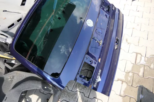 VW Sharan 7M Heckklappe Scheibe Klappe hinten ab Bj.2000 blau LB5N (111679)