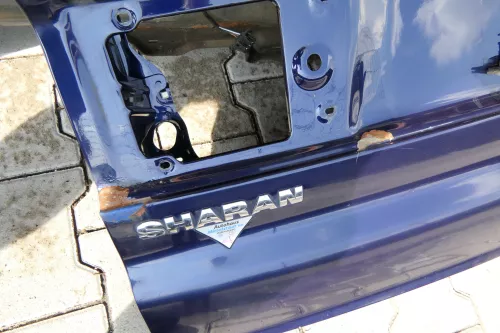 VW Sharan 7M Heckklappe Scheibe Klappe hinten ab Bj.2000 blau LB5N (111679)