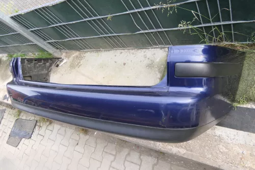 VW Sharan 7M Stoßstange Stoßfänger hinten Heckstoßstange blau LB5N ab Bj. 2000