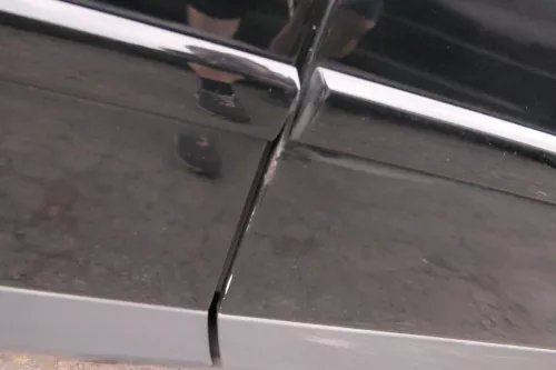 Audi A4 B6 8E Limousine Tür hinten links schwarz LY9B mit Scheibe (112078)