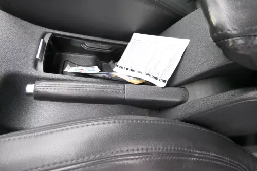 VW Golf 5 1K Handbremse Feststellbremse Handbremshebel schwarz Leder