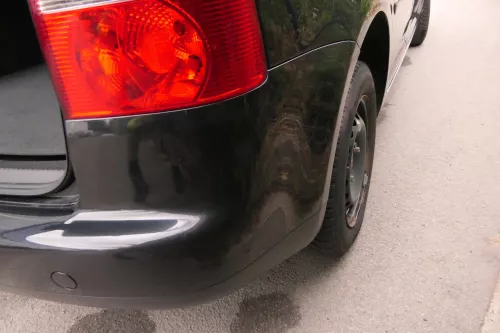 VW Touran 1T Stoßstange hinten Heckstoßstange Stoßfänger schwarz LC9Z (112113)