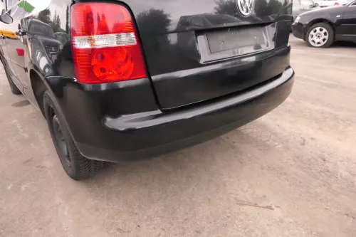 VW Touran 1T Stoßstange hinten Heckstoßstange Stoßfänger schwarz LC9X