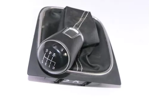VW Golf 6 Schaltknauf Schaltsack Schaltung Schaltknüppel original 6-Gang Leder