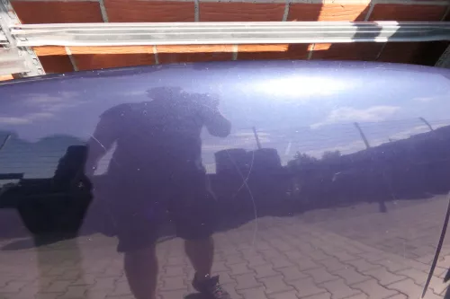 VW Polo 6N Motorhaube Klappe vorn vorne blau LN5Y (112369)