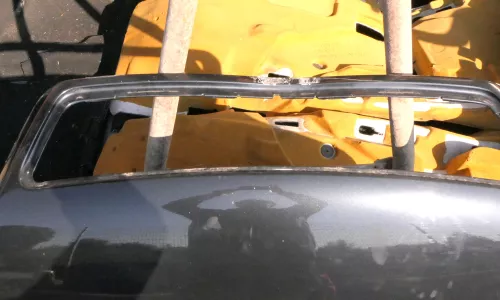 Audi A6 4B Motorhaube Klappe vorn (bis ca. Anfang 2002) schwarz LZ9W (112574)