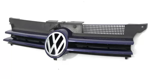VW Golf 4 Grill Kühlergrill VW Zeichen Logo blau LB5N (112810)