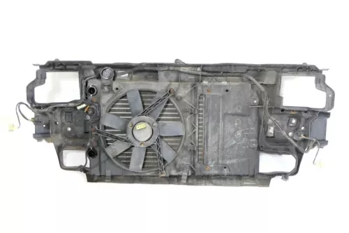 VW Polo 6N Schloßträger Halter mit Kühler Scheinwerfer Lüfter (112875)