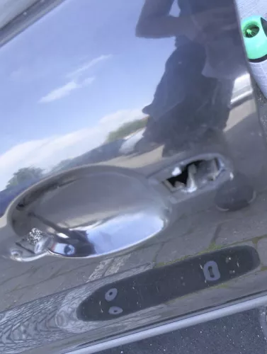 Seat Leon Toledo 1M Tür vorne links Fahrertür schwarz LC9Z (112967)