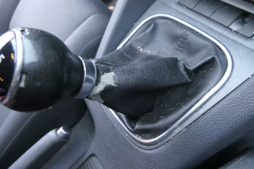 VW Golf 5 Schaltknauf Schaltsack Schaltung Schaltknüppel original 5-Gang (113373)