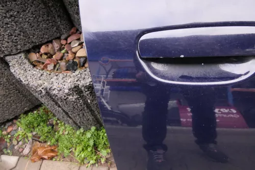 Audi A4 B5 Tür vorne rechts blau LY5K (Leiste+Griff beachten) Facelift (113379)