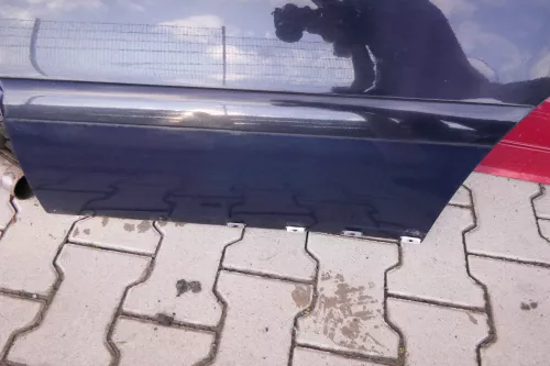 Audi A4 B5 Tür hinten links blau LY5K (Leiste+Griff beachten) Facelift (113386)