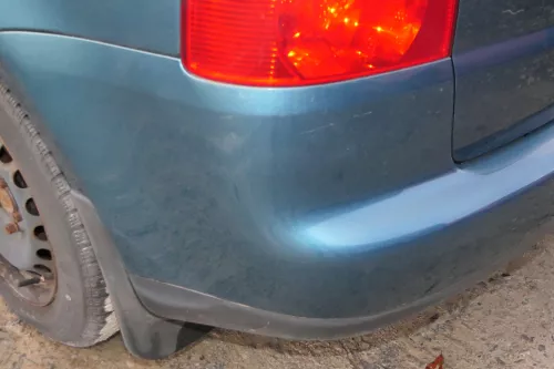 VW Touran 1T Stoßstange hinten Heckstoßstange Stoßfänger blau grün LC5Q (113403)