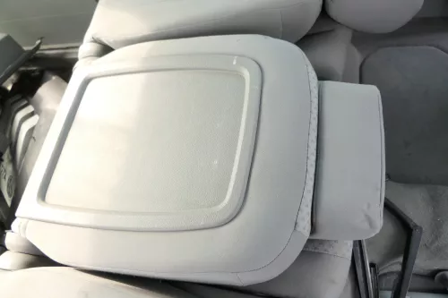 VW Touran Sitz hinten mitte mittig grau (1. Reihe) Rücksitz - ohne Kopfstütze (113414)