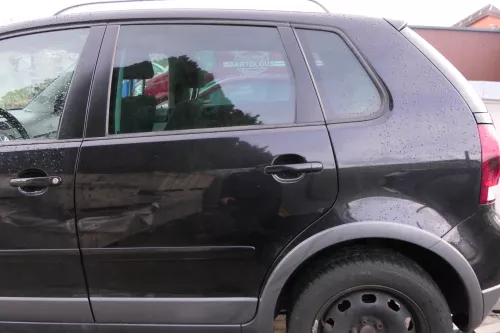 VW Polo 9N 9N3 Cross Tür hinten links schwarz LC9Z 4/5-Türer mit Scheibe