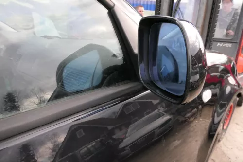Golf 4 Bora elektrischer Spiegel vorne rechts Außenspiegel schwarz LC9Z Glas (113724)