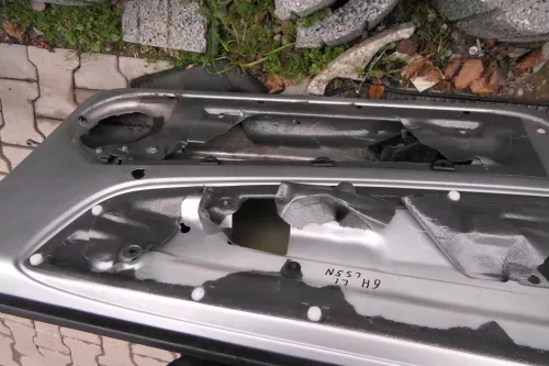 VW Lupo Arosa Tür vorne rechts Beifahrertür silber LS5N ohne Anbauteile (Mechani (113776)