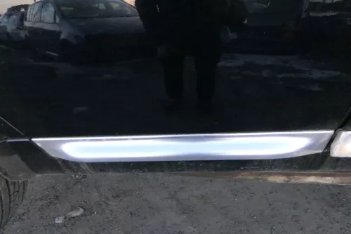 Audi A6 4Z Allroad Tür Türblatt hinten rechts schwarz LY9B ohne Anbauteile (113791)