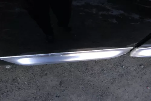 Audi A6 4Z Allroad Tür Türblatt hinten rechts schwarz LY9B ohne Anbauteile (113791)