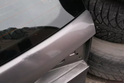 Seat Ibiza 6L Heckklappe Klappe hinten Kofferraumklappe grau LS7U bis 2006 (113826)