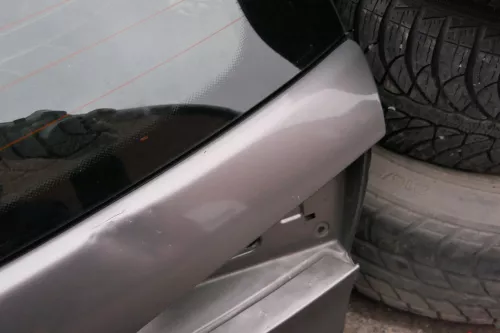 Seat Ibiza 6L Heckklappe Klappe hinten Kofferraumklappe grau LS7U bis 2006 (113826)
