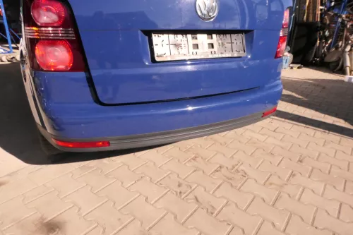 VW Touran 1T Stoßstange hinten Heckstoßstange Stoßfänger blau LL5M