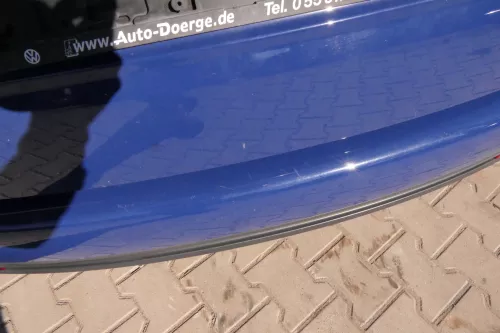 VW Touran 1T Stoßstange hinten Heckstoßstange Stoßfänger blau LL5M (114086)