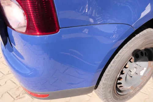 VW Touran 1T Stoßstange hinten Heckstoßstange Stoßfänger blau LL5M (114086)