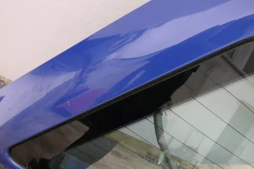 VW Polo 6N2 Heckklappe Klappe hinten Kofferraumklappe blau LA5C (114320)