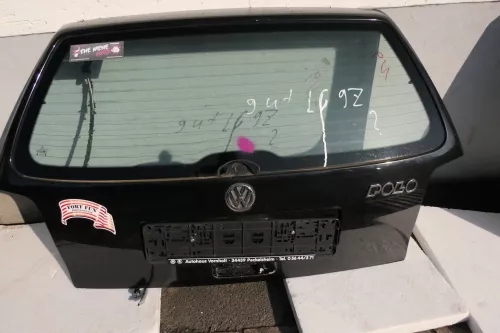 VW Polo 6N Heckklappe Klappe hinten Kofferraumklappe mit Scheibe schwarz LC9Z
