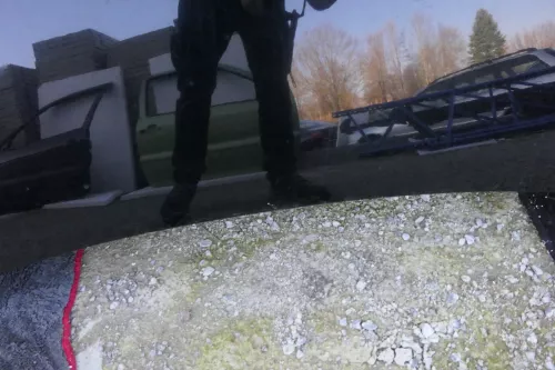 VW Polo 6N2 Motorhaube Haube vorne Klappe schwarz L041 (114639)