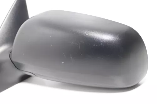 Skoda Fabia 5J mechanisch Spiegel Außenspiegel links mit Glas schwarz matt (114751)