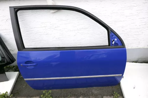VW Lupo Seat Arosa Tür vorne rechts Beifahrertür blau LW5Z (für elektr.Fenster)0