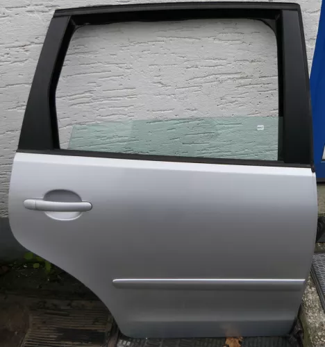 VW Polo 9N 9N3 Tür hinten rechts 4/5-Türer grau silber LA7W   130838