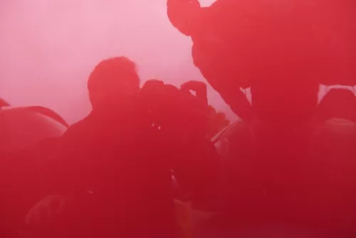 VW Polo 9N Motorhaube KLappe vorne rot braun LC3X bis ca. Bj. 2004 (115119)