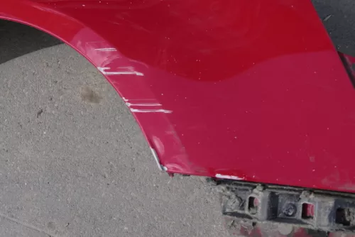 VW Passat 3C Kotflügel vorne rechts rot LY3D 3C0821022 original (115178)