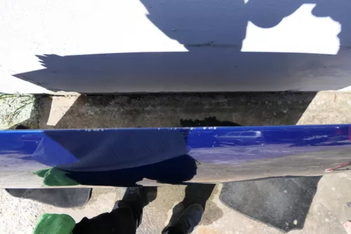 VW Passat 3BG Motorhaube Klappe vorne vorn Haube blau LC5X (115184)