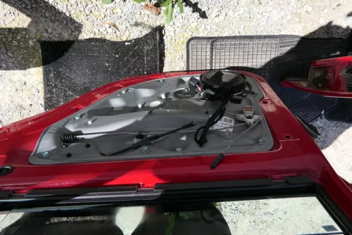 VW Golf 4 Bora Tür hinten rechts nur Kombi / Variant rot LY3D (115190)